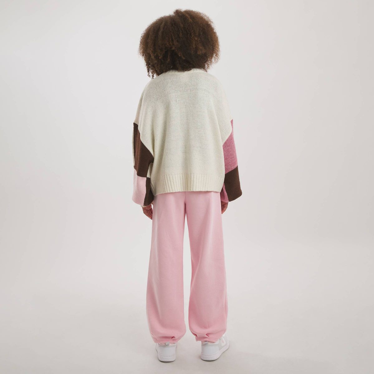 Champion Girls' Oversized Patchwork Cardigan Sweater - thumbnail 6
