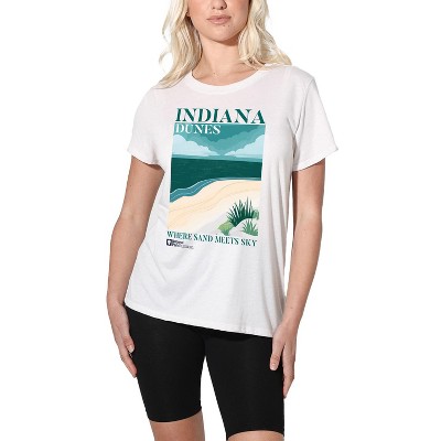 Indiana Dunes National Park Classic Women's Loose T-Shirt White