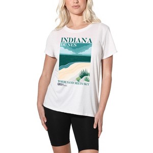 Indiana Dunes National Park Classic Women's Loose T-Shirt White - 1 of 3