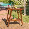 VYNXARIA BAR CART, Trolley Cart on Wheels with Storage for Living Room, Laundry,Garage,Bathroom - 3 of 4