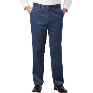 KingSize Men's Big & Tall Easy Movement Plain-Front Expandable Dress Pants - 1 of 4