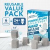 Impresa [6 Pack] Pumice Stone Toilet Bowl Cleaner for Clorox Toilet Wand Refills - Natural Pumice Stone for Toilet Cleaning Head - 4 of 4