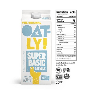 Oatly Oatmilk Super Basic - 64 oz