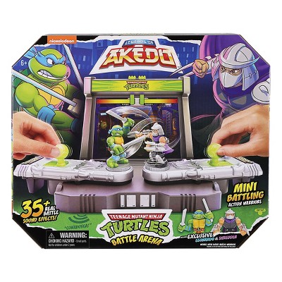 Akedo Teenage Mutant Ninja Turtles Michelangelo Vs Bebop Mini Figure Set -  2pk : Target