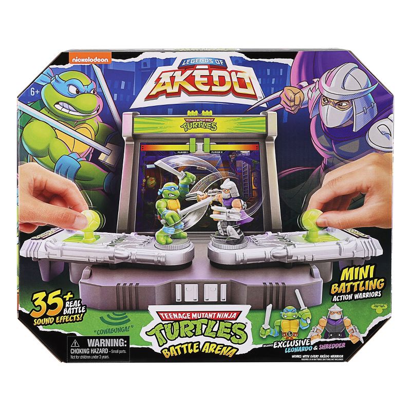 Akedo Teenage Mutant Ninja Turtles Battle Arena Playset with Mini Figures, 1 of 12
