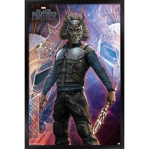 Trends International Marvel Cinematic Universe - Black Panther - Killmonger Framed Wall Poster Prints - 1 of 4