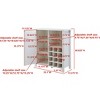 Kings Brand Furniture - Sideboard Buffet Wine Liquor Bar Cabinet for Kitchen, Living Room, Dining Room - 4 of 4