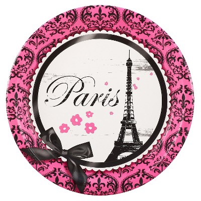 paris paper plates