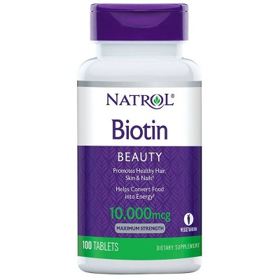 Natrol Biotin Beauty 10000mcg Tablets - 100ct