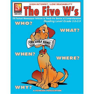 Remedia Publications The Five W's Books, set of 5