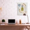 Stupell Industries Deco Shape Abstraction Neutral Blue Beige Curves - 2 of 4