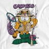 Garfield  Garfield Fishing Adult T-Shirt White - 2 of 4