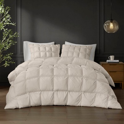 Down Alternative Comforter Filler Overfilled 3D Puff Stitching for Winter Warmth Polyester Microfiber Shell Hypoallergenic