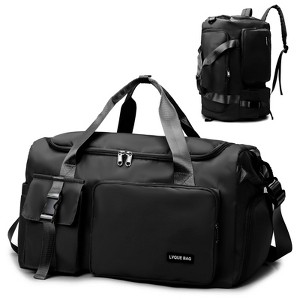 Gym Duffle Bag for Women Men, Sports Backpack with Wet & Shoe Compartment - 1 of 4