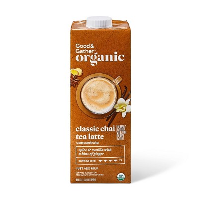 Organic Classic Chai Tea Latte Concentrate - 32 Fl Oz - Good & Gather™ :  Target