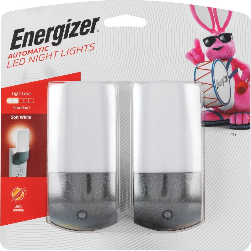Energizer 2pk Automatic LED Nightlight, 1 of 11