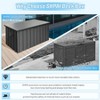 TIRAMISUBEST 160/100/120/150 Gallon Outdoor Storage Deck Box Waterproof Large Patio Bin Lockable Cushions Tools Portable Handles Rollers - 3 of 4