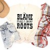 Simply Sage Market Women's Blame It All On My Roots Hat And Boots Short Sleeve Graphic Tee - 2 of 2