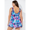 Swimsuits for All Women's Chlorine Resistant Tank Swimdress (Plus Sizes Available) - 3 of 4