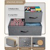Sorbus Dresser with 9 Drawers - Furniture Storage Chest Tower Unit for Bedroom, Closet, etc - Steel Frame, Wood Top, Fabric Bins - 3 of 4