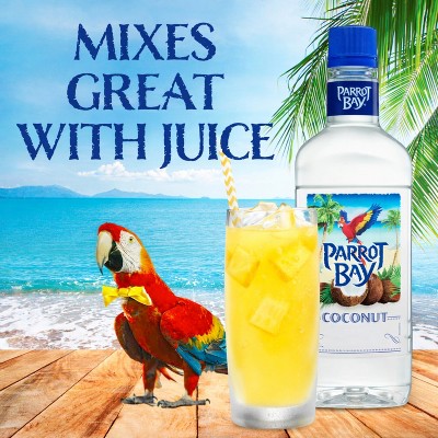 Parrot Bay Coconut Rum - 750ml Plastic Bottle