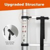 FURNIinspire Ladders 8.5ft Telescopic Extension Ladder Aluminum Alloy Folding Ladder Portable Step Ladder Shelf, Silver, 13.23"*2.2"*102.36" - 4 of 4
