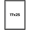 PosterPalooza | Flat Silver Picture Frame - UV Acrylic, Foam Board Backing, Hanging Hardware - 2 of 4