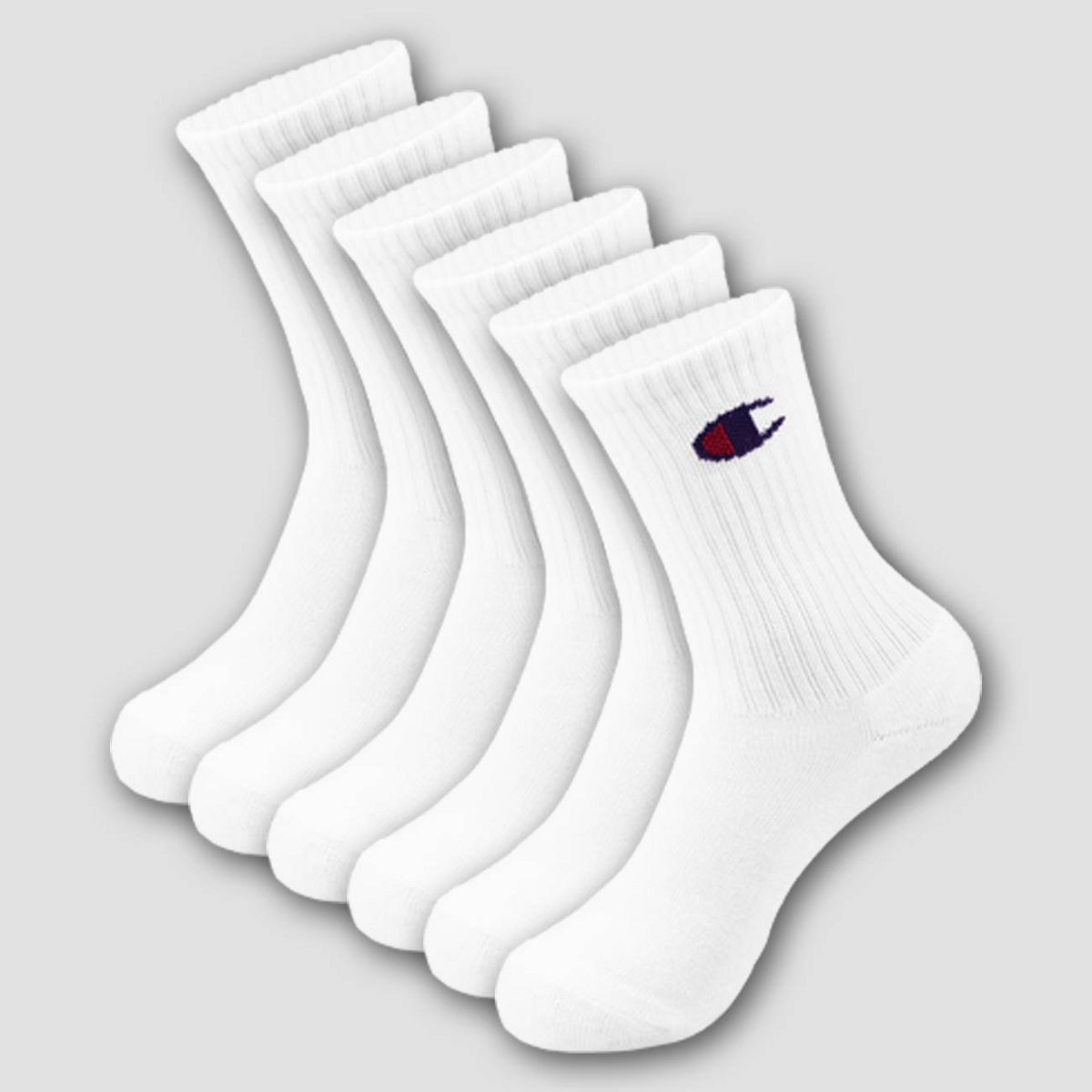 Champion Boys' 6pk Crew Socks - thumbnail 5