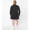 Smak Parlour Women's Plus Mock Turtleneck Fit & Flare Dress - 2 of 4