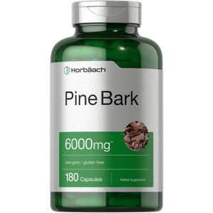 Horbaach Pine Bark Extract 6000mg | 180 Capsules - 1 of 2