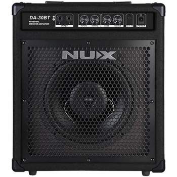 NUX DA-30BT Personal Monitor Amplifier 30W with Bluetooth, Adjustable Low-Frequency Band, and Dual Inputs