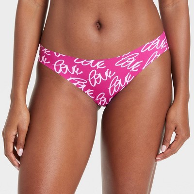 Women's Invisible Edge Bikini Underwear - Auden™ Pink S