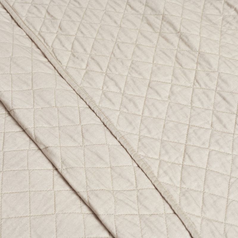 Lush Décor Ava Diamond Oversized Cotton Quilt Set, 6 of 14