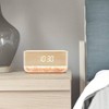 Brookstone Sunrise Alarm Clock with Himalayan Salt Base Novelty Table Lamp - 3 of 4
