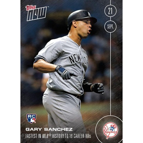 Topps MLB NY Yankees Gary Sanchez #486 Topps NOW Trading Card