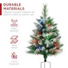 Best Choice Products Set of 2 24.5in Outdoor Pathway Christmas Trees Decor w/ LED Lights - image 3 of 4