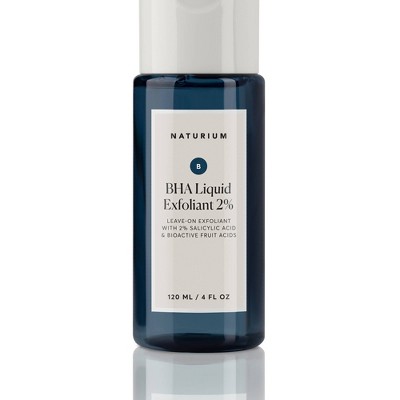 Naturium BHA Liquid Exfoliant 2% with Salicylic Acid and Bioactive Fruit Acids, 4 fl oz