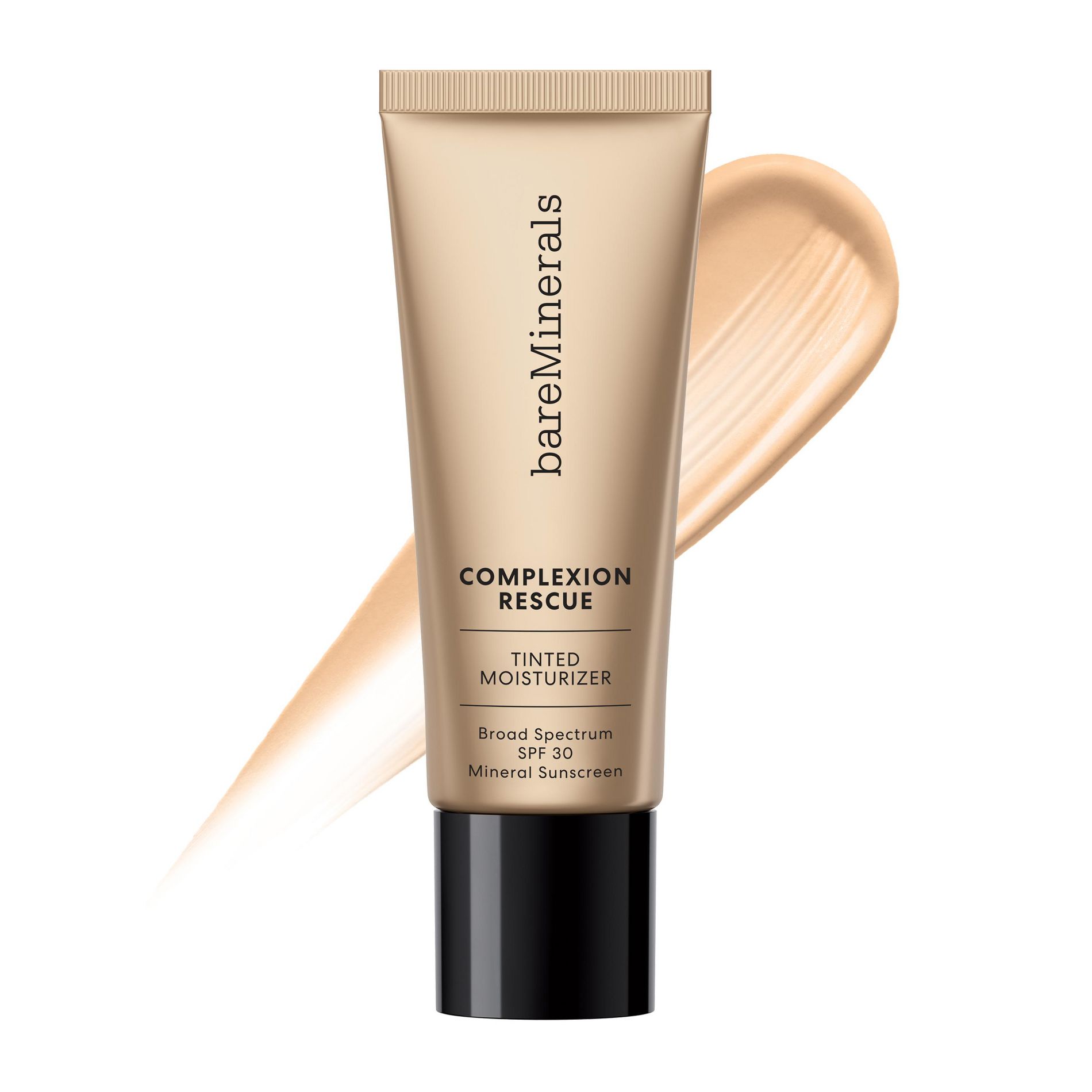 bareMinerals COMPLEXION RESCUE Tinted Moisturizer with Hyaluronic Acid and Mineral SPF 30 - Vanilla 02, 1.18oz