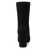 Allegra K Women's Rounded Toe Foldable Ankle Block Heel - 2 of 4