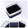 REGALWOVEN Cotton Rope Handcrafted Breathable Odorless Open Storage Bins 15 x 9.8 x 9.1 Inch 1 Pc - 2 of 4