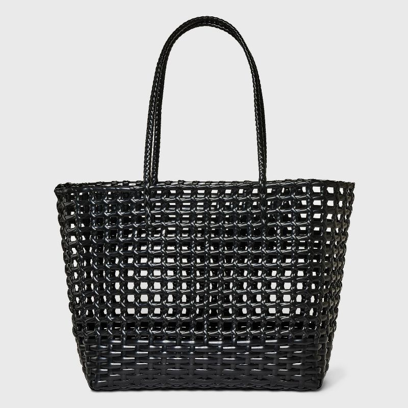 Woven Cage Tote Bag - Shade & Shore™, 1 of 6