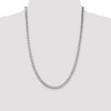 Black Bow Jewelry 5mm Sterling Silver Solid Curb Chain Necklace - 2 of 4