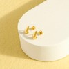 Girls' Tiny Teardrop Screw Back Gold Plated Sterling Silver Earrings - In Season Jewelry - 4 of 4