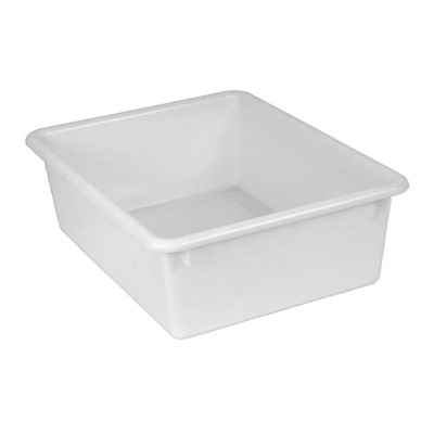 Romanoff Double Stowaway Tray Only, White (Pack of 2)