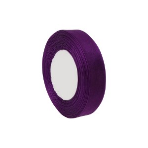 Unique Bargains Ribbon Sheer Organza & Satin Blend Polyester 1771.65"x0.79" 1 Pc - 1 of 4