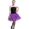 BellaSous Women’s Black Multi-Layered Tutu Skirt, Adult Costume and Dress-Up Skirt for Halloween- Black - 4 of 4