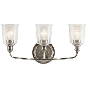 Kichler Lighting Waverly 3 - Light Vanity in  Classic Pewter - 1 of 2