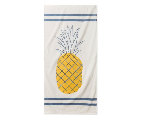 Junk Food Disney Pineapple Beach Towel