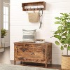 MaseiKar Toy Box, Retro Wooden Look Storage Chest with Safety Hinge, Entryway Storage Bench Supports 220 lb, Inches Toy Chest Organizer, Easy Assembly - 3 of 4