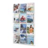 Safco Reveal Clear Literature Displays, 12 Compartments, 30w x 2d x 49h, Clear - 3 of 3